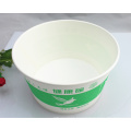 Green Eco-Friendly Paper Soup Bowl Hot Soup Bowls with Plastic Lid